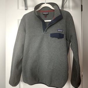 Pategonia Lightweight Synchilla Snap-T Pullover (Nickel)